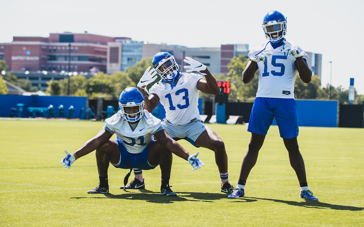Boogie Watson, JJ Weaver, Jordan Wright

UK Football Preseason Practice 2020

Photo by Jacob Noger - UK Football