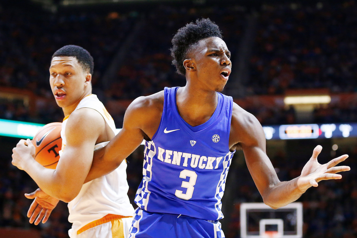 Hamidou Diallo.

The University of Kentucky men's basketball team falls to Tennessee 76-65 on Saturday, January 6, 2018, at Thompson-Boling Arena in Knoxville, TN.

Photo by Chet White | UK Athletics
