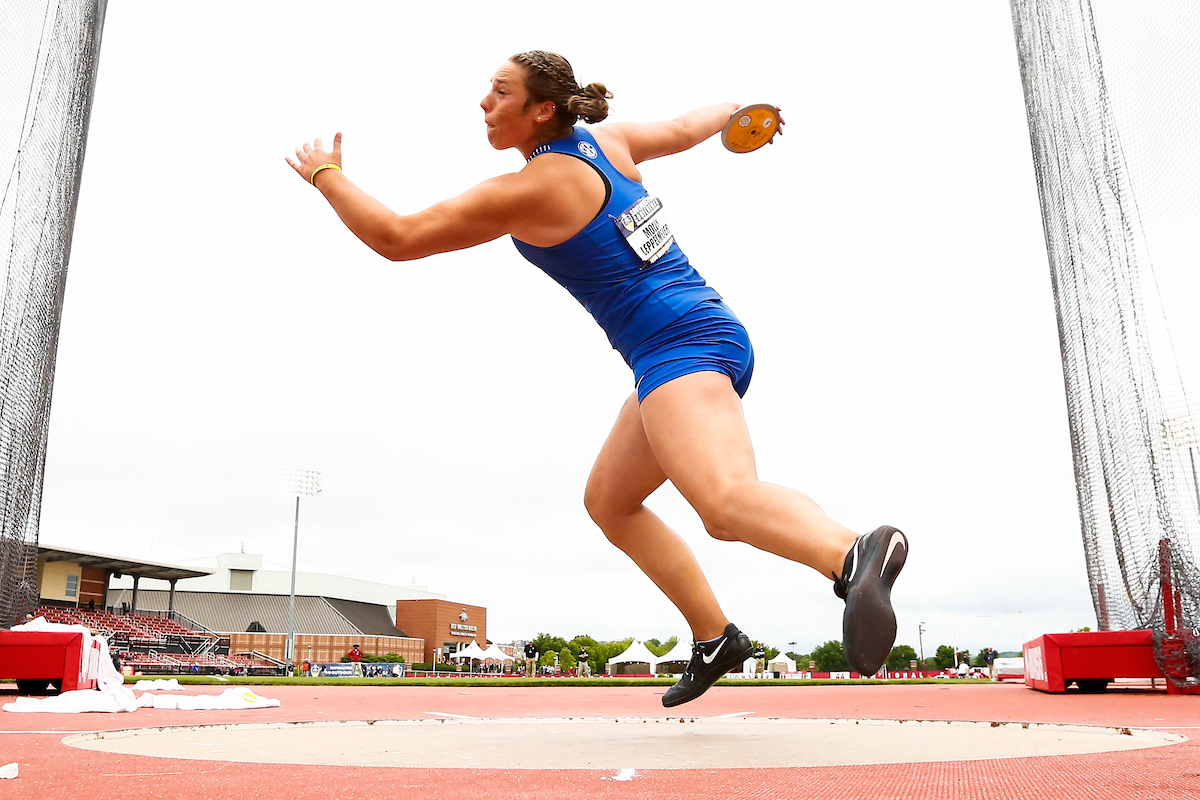 Molly Leppelmeier.

Day three of the 2019 SEC Outdoor Track and Field Championships.
