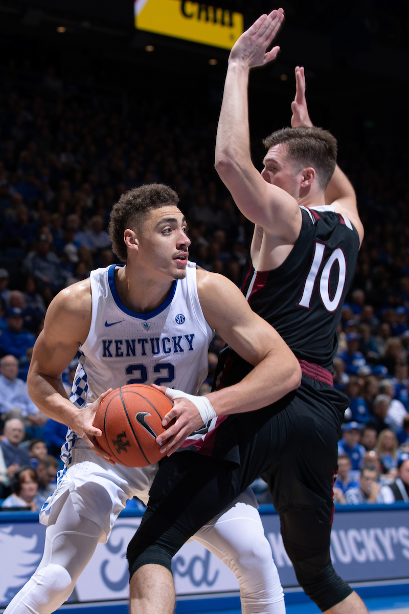 Reid Travis

Men's Basketball beats IUP 86-64.

Photo by Mark Mahan | UK Athletics