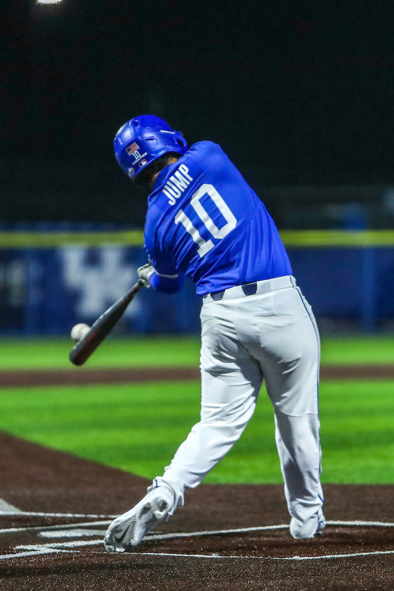 Hunter Jump.

Kentucky loses to Georgia 2-4.

Photo by Sarah Caputi | UK Athletics