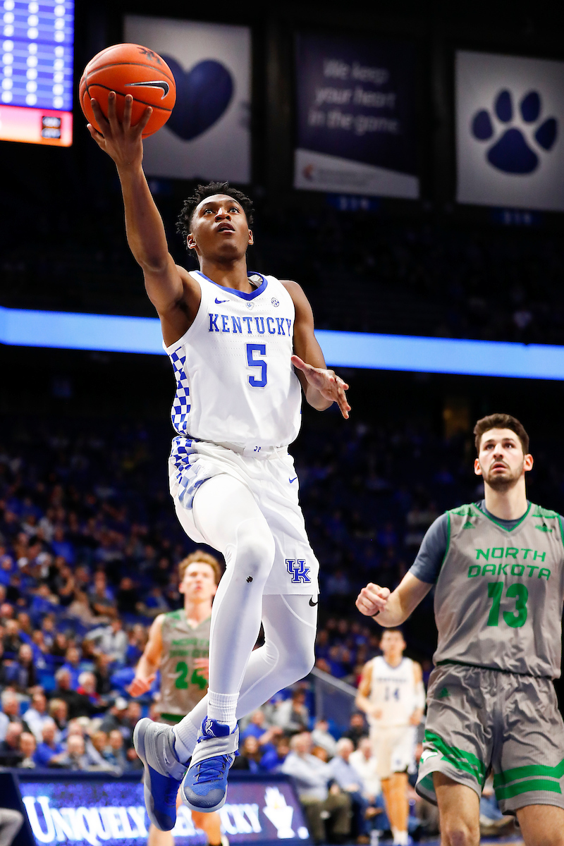 Immanuel Quickley.

Men's basketball beats North Dakota 96-58.

Photo by Chet White | UK Athletics