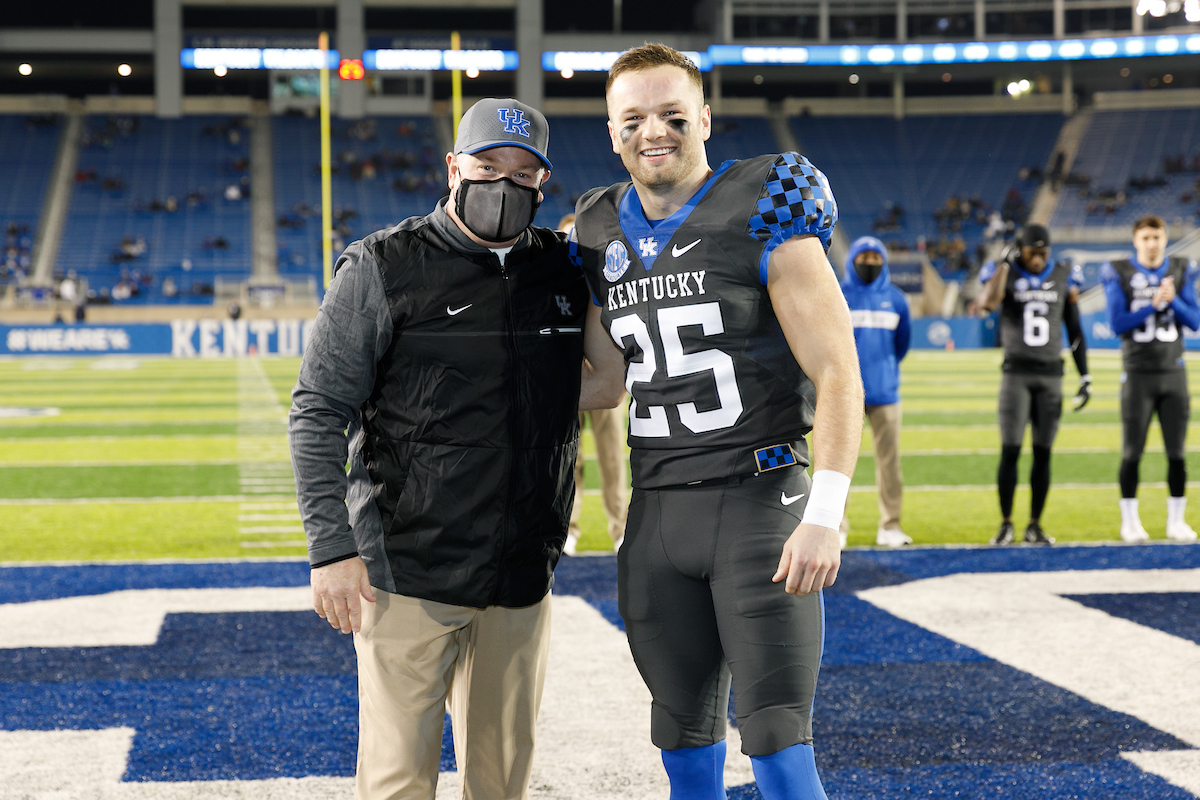 BRETT SLUSHER.

Kentucky beats South Carolina, 41-18.

Photo by Elliott Hess | UK Athletics