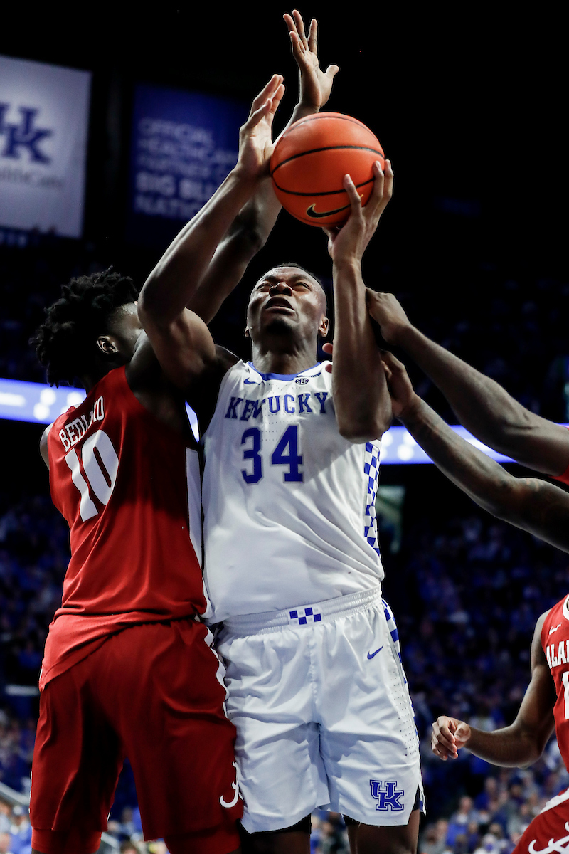 Oscar Tshiebwe.

Kentucky beat Alabama 90-81.

Photos by Chet White | UK Athletics