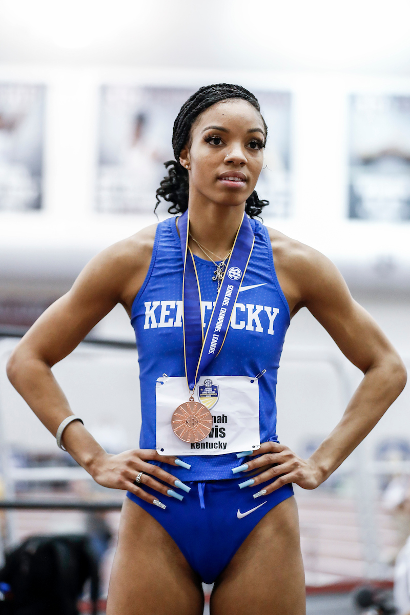 Karimah Davis. 

Day 2. SEC Indoor Championships.

Photos by Chet White | UK Athletics