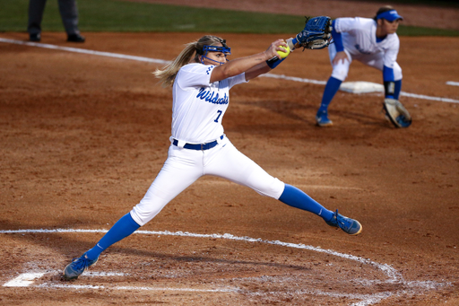 Autumn Humes. 

Kentucky beat Texas A&M 9-8.

Photo by Eddie Justice | UK Athletics