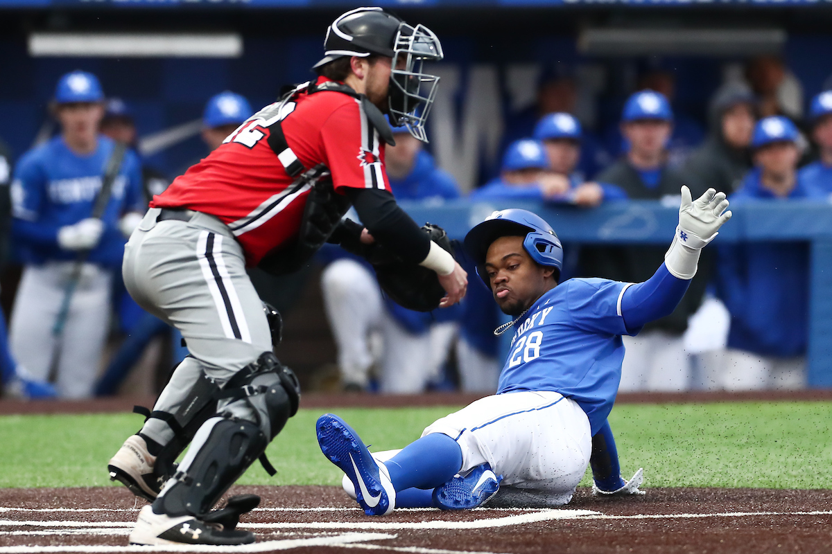 ORAJ ANU.

Kentucky beat Southeast Missouri State 9-4.

Photo by Elliott Hess | UK Athletics