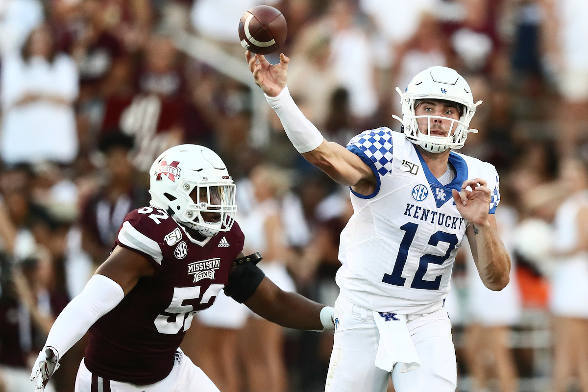 SAWYER SMITH.

Kentucky falls to Mississippi State, 28-13.

Photo by Elliott Hess | UK Athletics