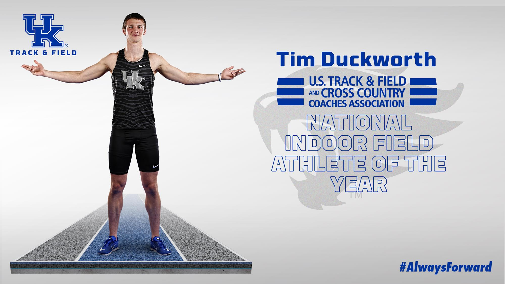 Tim Duckworth 2018 National Indoor Field Athlete of the Year