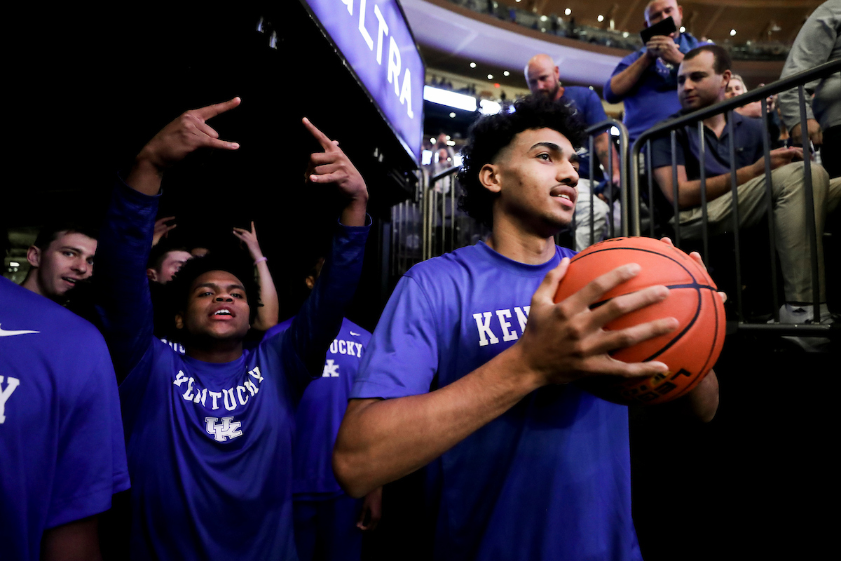 Sahvir Wheeler. Jacob Toppin.

Kentucky loses to Duke 79-71 in the Champions Classic at Madison Square Garden in New York on Nov. 9, 2021.

Photos by Chet White | UK Athletics