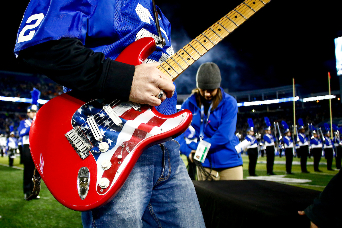 Bo Garrett.

Kentucky falls to Tennessee 17-13. 

Photo by Eddie Justice | UK Athletics