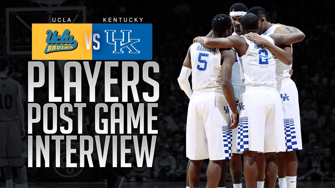 Kentucky Wildcats TV: Ulis and Booker - UCLA Postgame