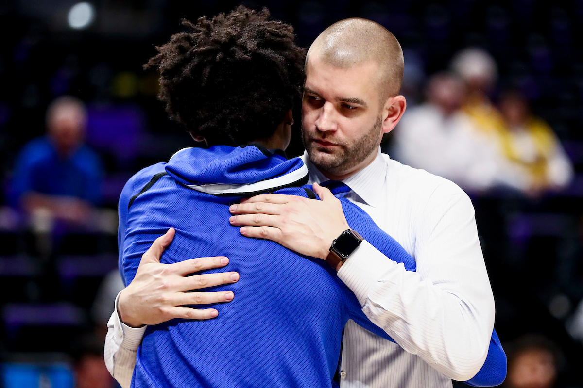 Ashton Hagans. Joel Justus.

Kentucky beat LSU 79-76.

Photo by Chet White | UK Athletics