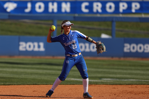 Katie Reed.

University of Kentucky softball vs. Auburn on Senior Day. Game 1.

Photo by Quinn Foster | UK Athletics