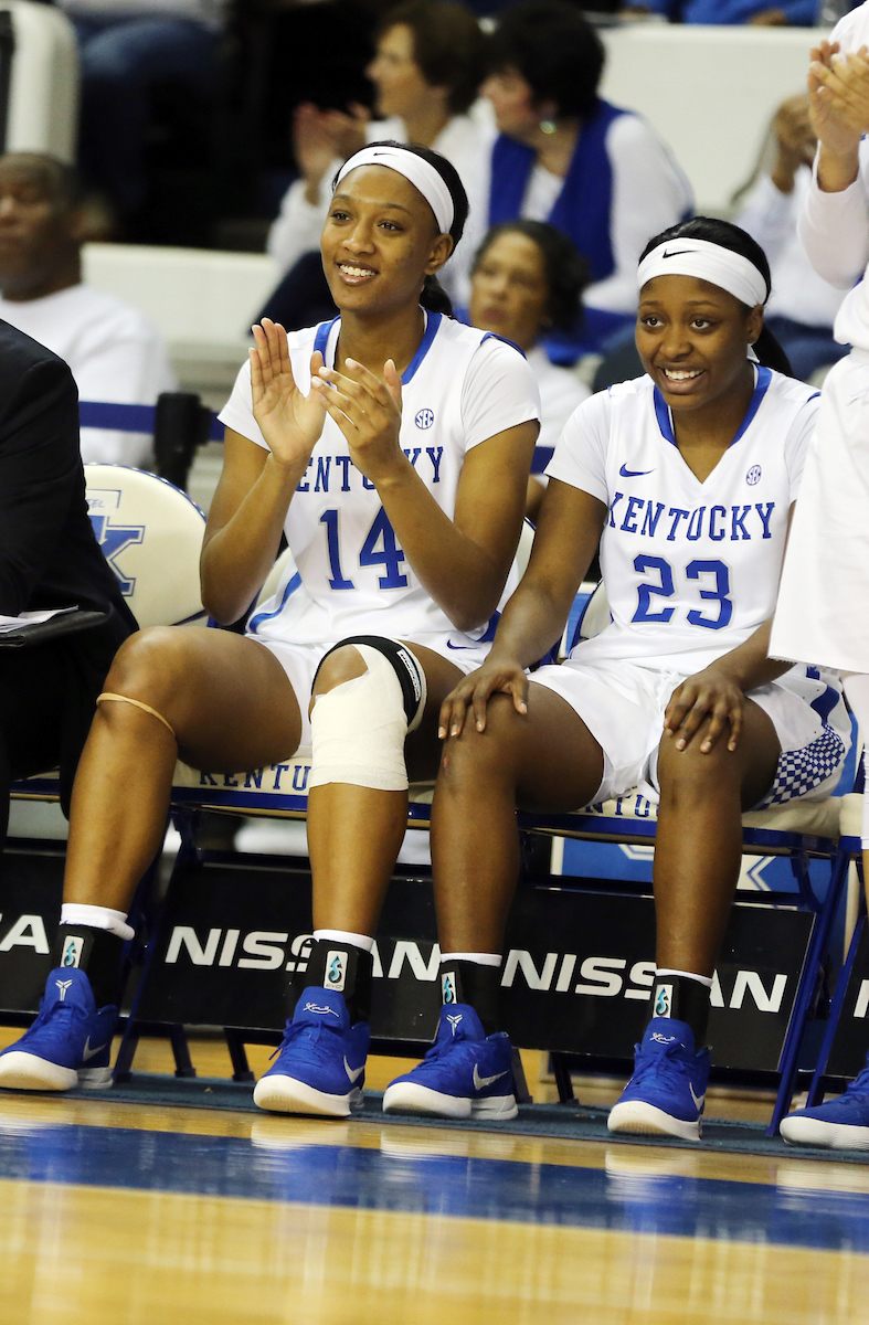 Tatyana Wyatt

The University of Kentucky women's basketball team falls to Mississippi State on Senior Day on Sunday, February 25, 2018 at the Memorial Coliseum.

Photo by Britney Howard | UK Athletics