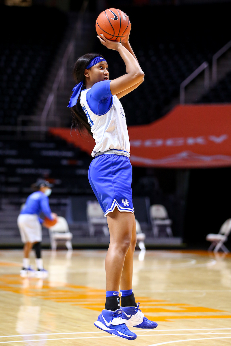 Nyah Leveretter. 

Kentucky WBB vs Tennessee Practice.

Photo by Eddie Justice | UK Athletics