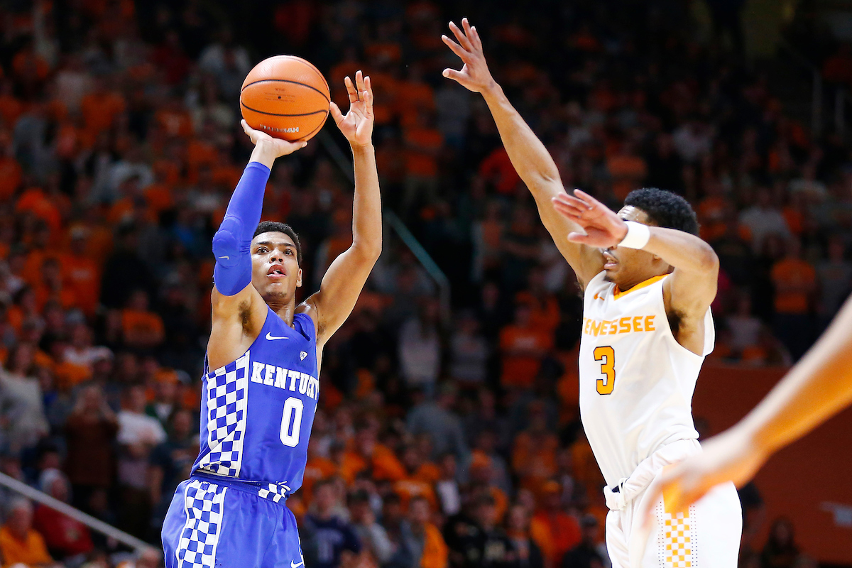 Quade Green.

The University of Kentucky men's basketball team falls to Tennessee 76-65 on Saturday, January 6, 2018, at Thompson-Boling Arena in Knoxville, TN.

Photo by Chet White | UK Athletics