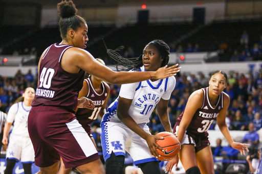 Rhyne Howard.

Kentucky beat Texan A&M 76-54.

Photo by Hannah Phillips | UK Athletics