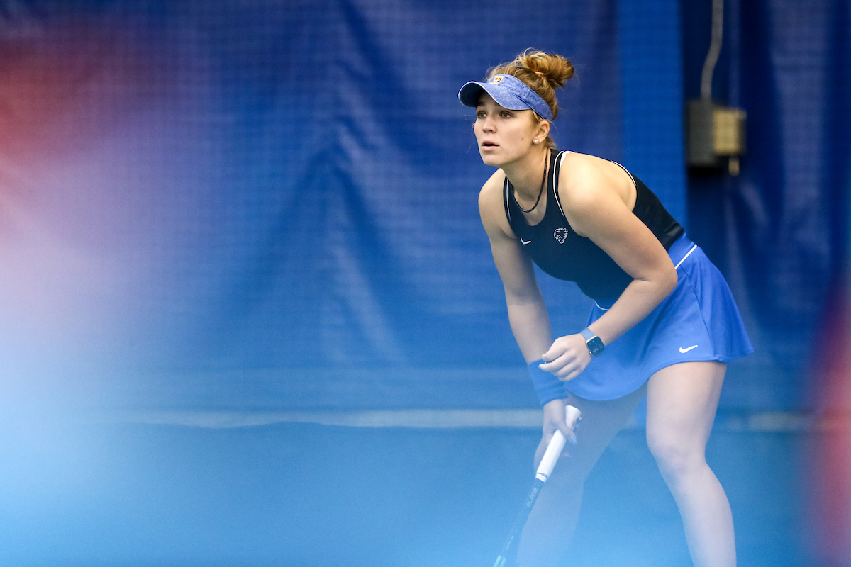 Akvile Parazinskaite. 

Kentucky beat NKU.

Photo by Eddie Justice | UK Athletics