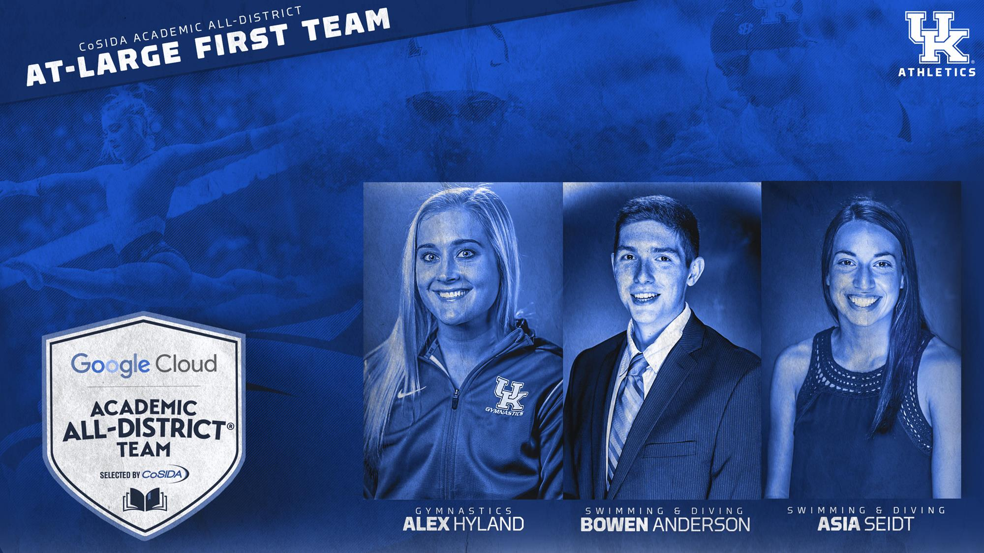 Three Wildcats Named to CoSIDA Academic All-District At-Large First Team