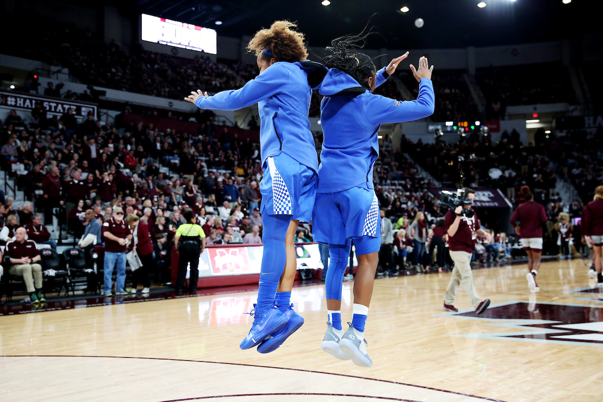 Jaida Roper, Taylor Murray
The UK Women's Basketball team falls to Mississippi State. 

Photo by Britney Howard  | UK Athletics