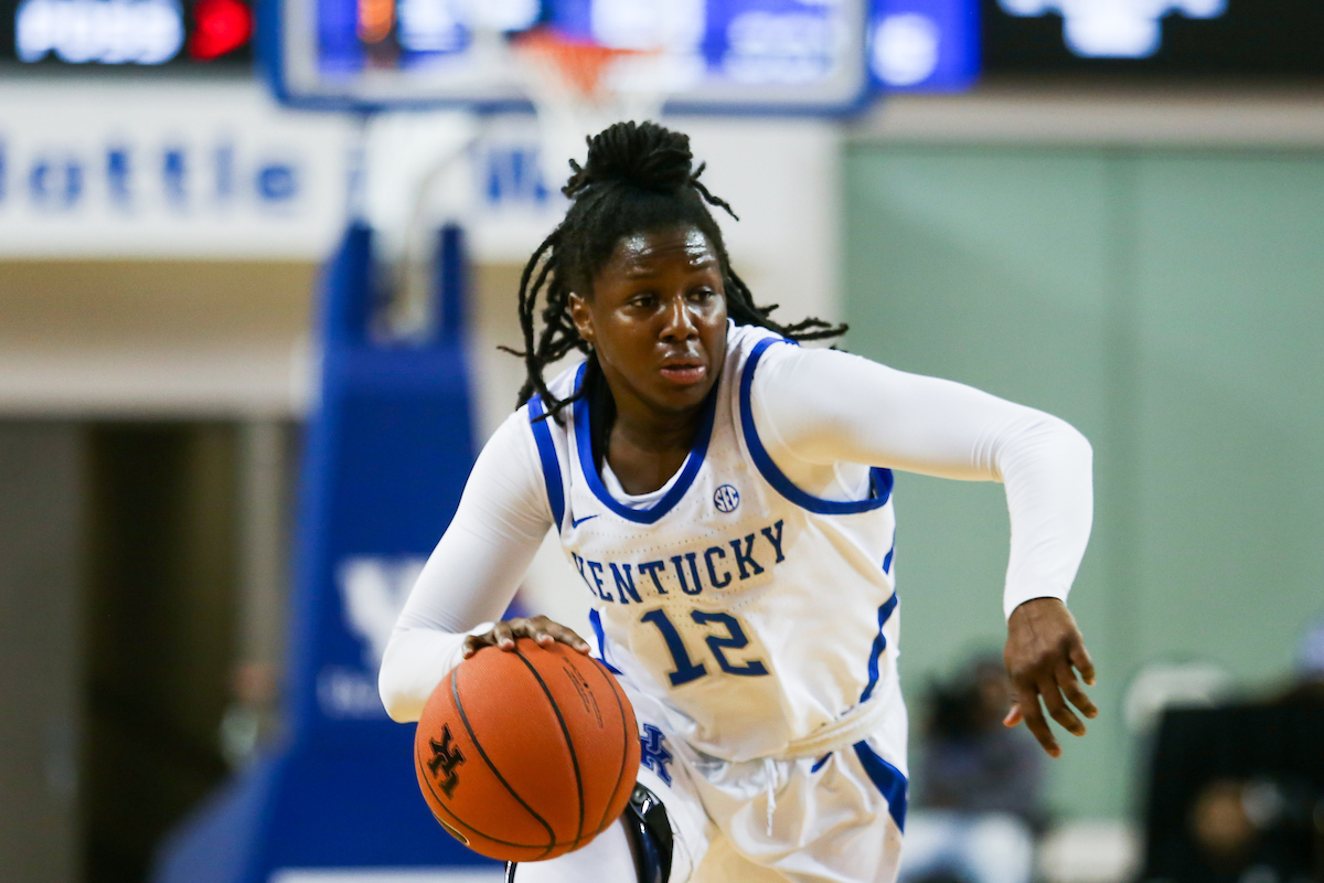 The UK women's basketball team falls to Texas A&M on Thursday, November 28, 2019.

Photo by Hannah Phillips | UK Athletics