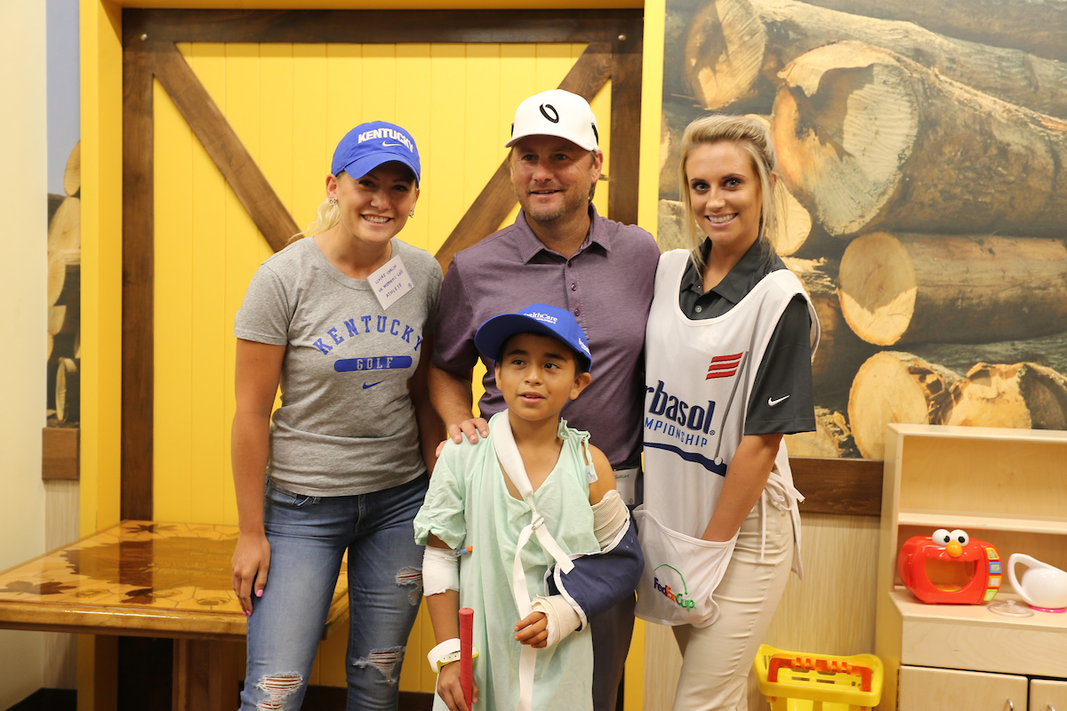The PGA Tour and select student-athletes partner with the Kentucky Children?s Hospital for a Mini Golf Charity Event on Wednesday, July 18th, 2018 at the Albert B. Chandler Hospital in Lexington, KY.

Photos by Noah J. Richter | UK Athletics