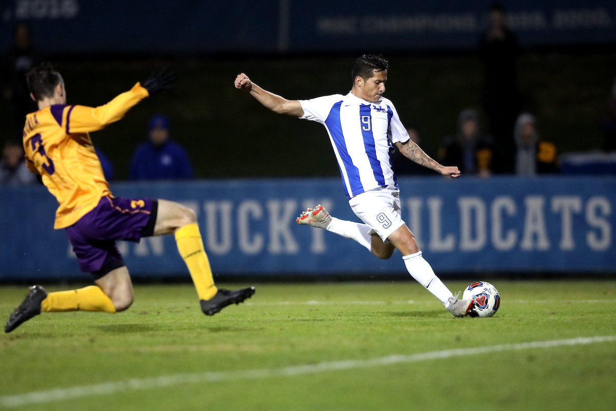 Jason Reyes.

Men's soccer beats Lipscomb 2-1.

Photo by Quinn Foster | UK Athletics