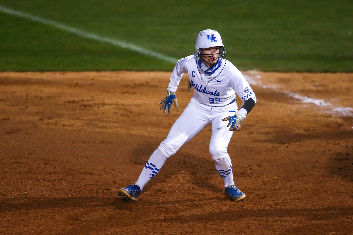 Kayla Kowalik.

Kentucky loses to Georgia, 5-2.

Photo by Grace Bradley | UK Athletics
