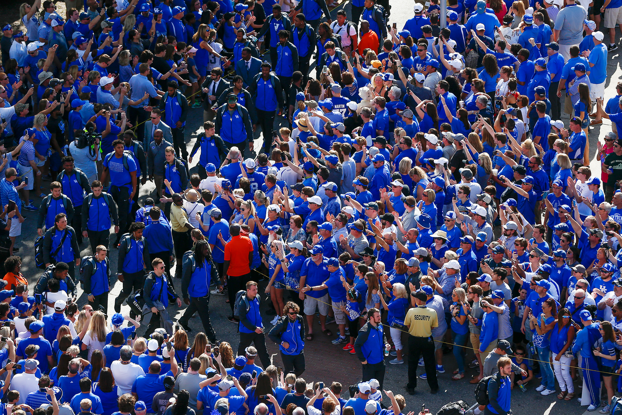 

2018 Citrus Bowl pep rally.

Photo by Chet White | UK Athletics