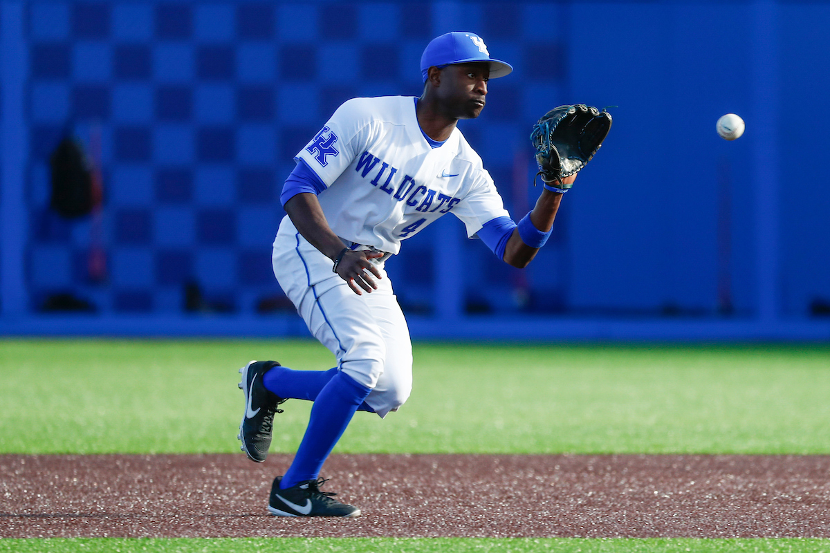 Zeke Lewis.

Kentucky baseball defeated EKU 7-3 on opening day at Kentucky Proud Park.

Photo by Chet White | UK Athletics