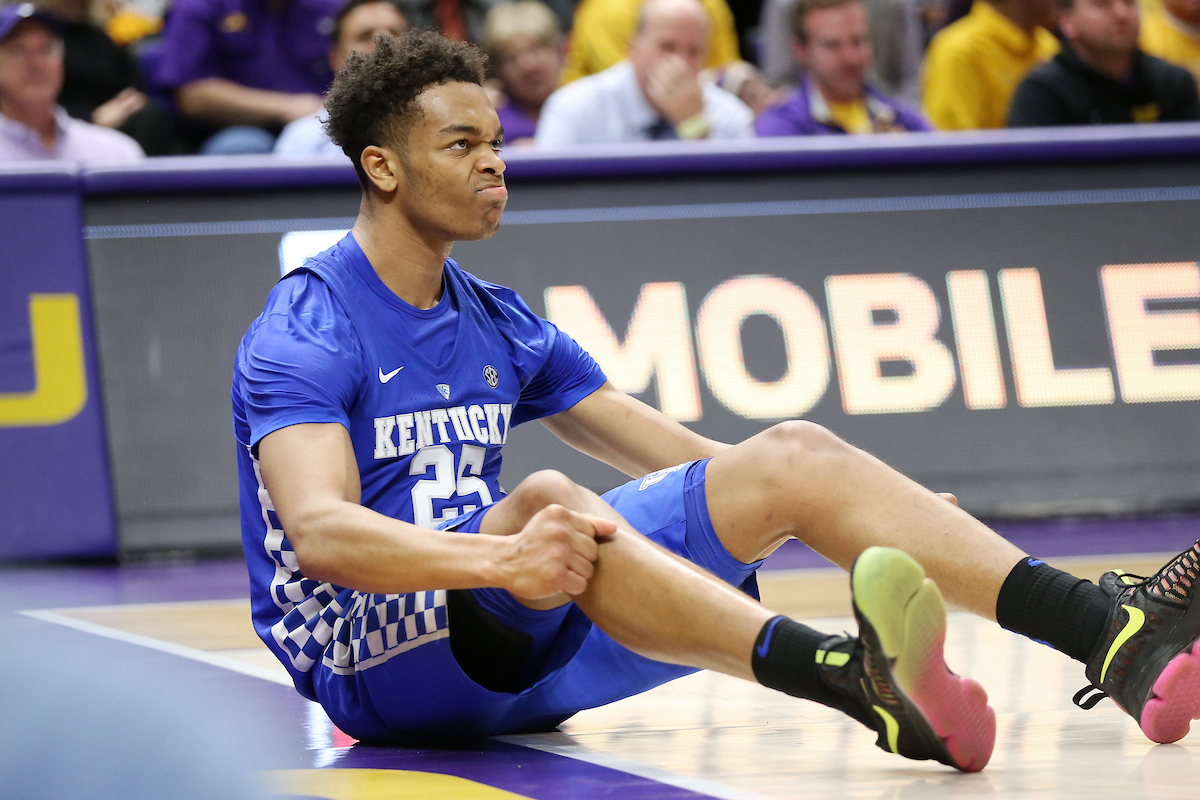 PJ Washington.

The University of Kentucky men's basketball team beat LSU 74-71 at the Pete Maravich Assembly Center in Baton Rouge, La., on Wednesday, January 3, 2018.

Photo by Chet White | UK Athletics
