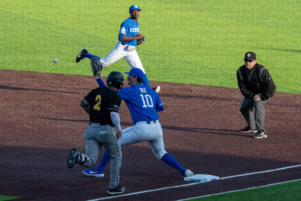 Kentucky Wildcats Dalton Reed (10)

The UK baseball team beat NKU 5-4 on Wednesday, February 27, 2019.