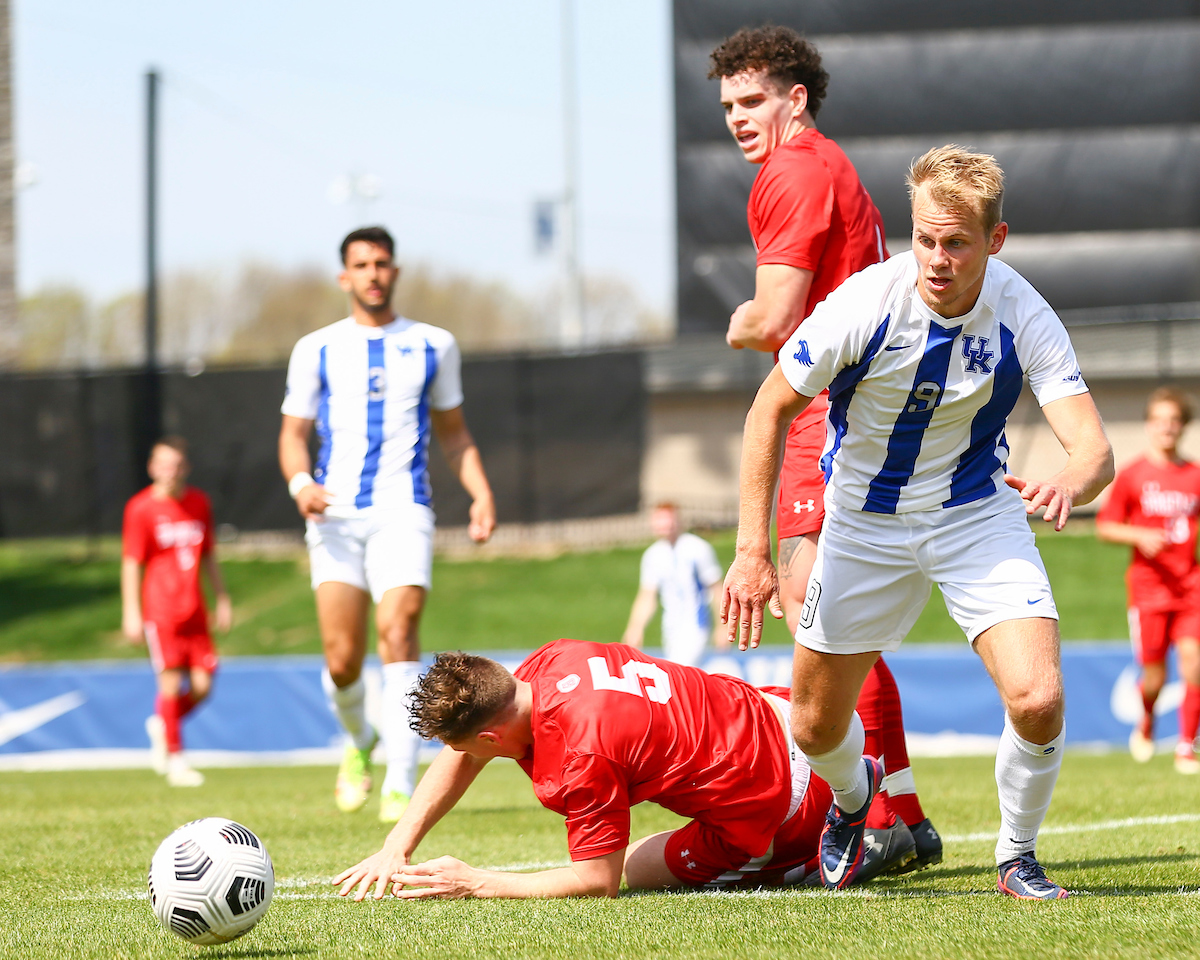 Eythor Bjorgolfsson.

Kentucky loses to Bradley 2-1.

Photo by Grace Bradley | UK Athletics