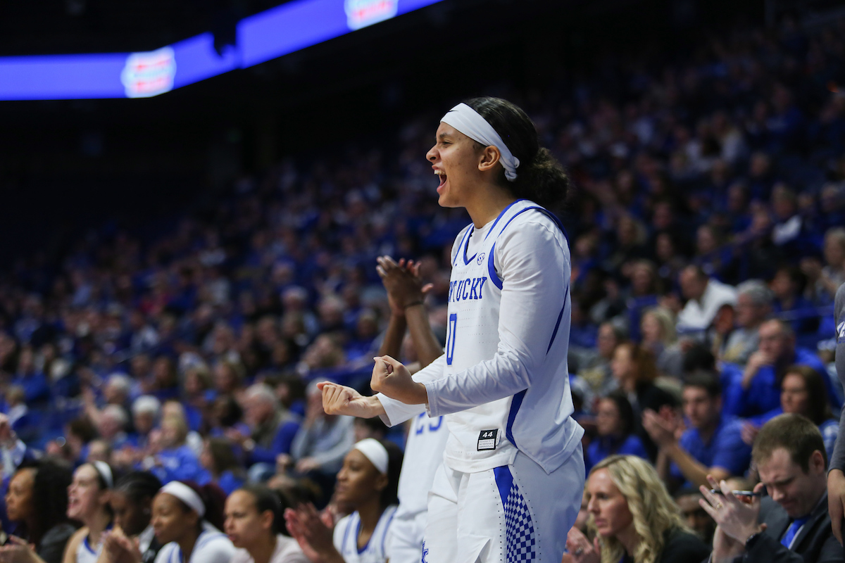 LaShae Halsel
The UK Women's Basketball team beat Florida 62-51. 

Photo by Hannah Phillips | UK Athletics