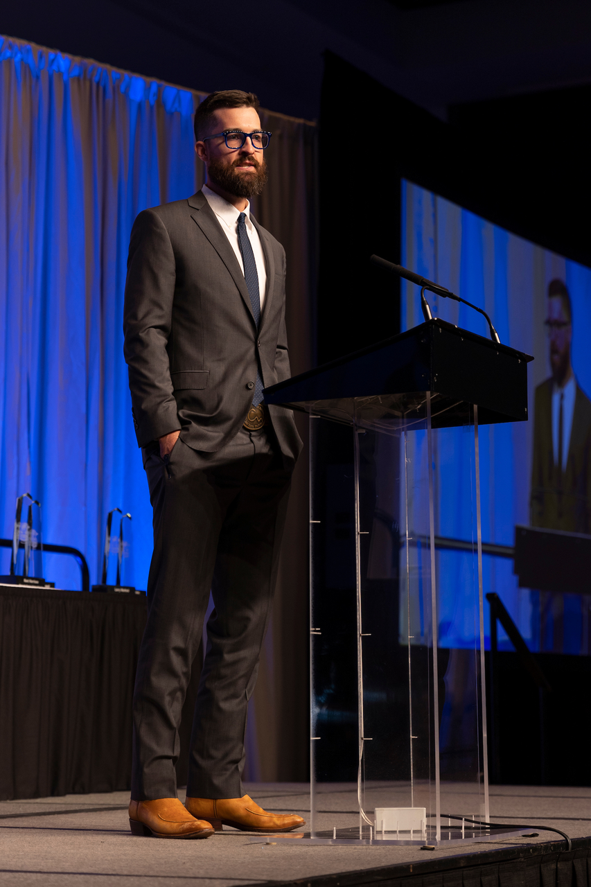 Sawyer Carroll.

The 2020 and 2021 UK Athletics Hall of Fame classes were inducted Thursday night at Central Bank Center.

Photo by Grant Lee | UK Athletics