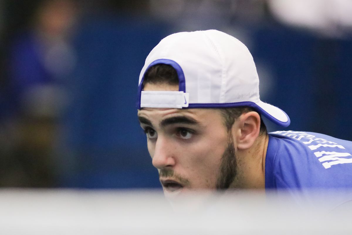 Enzo Wallart. 

Kentucky men's tennis hosts Kennesaw State this Sunday afternoon.

Photo by Eddie Justice | UK Athletics
