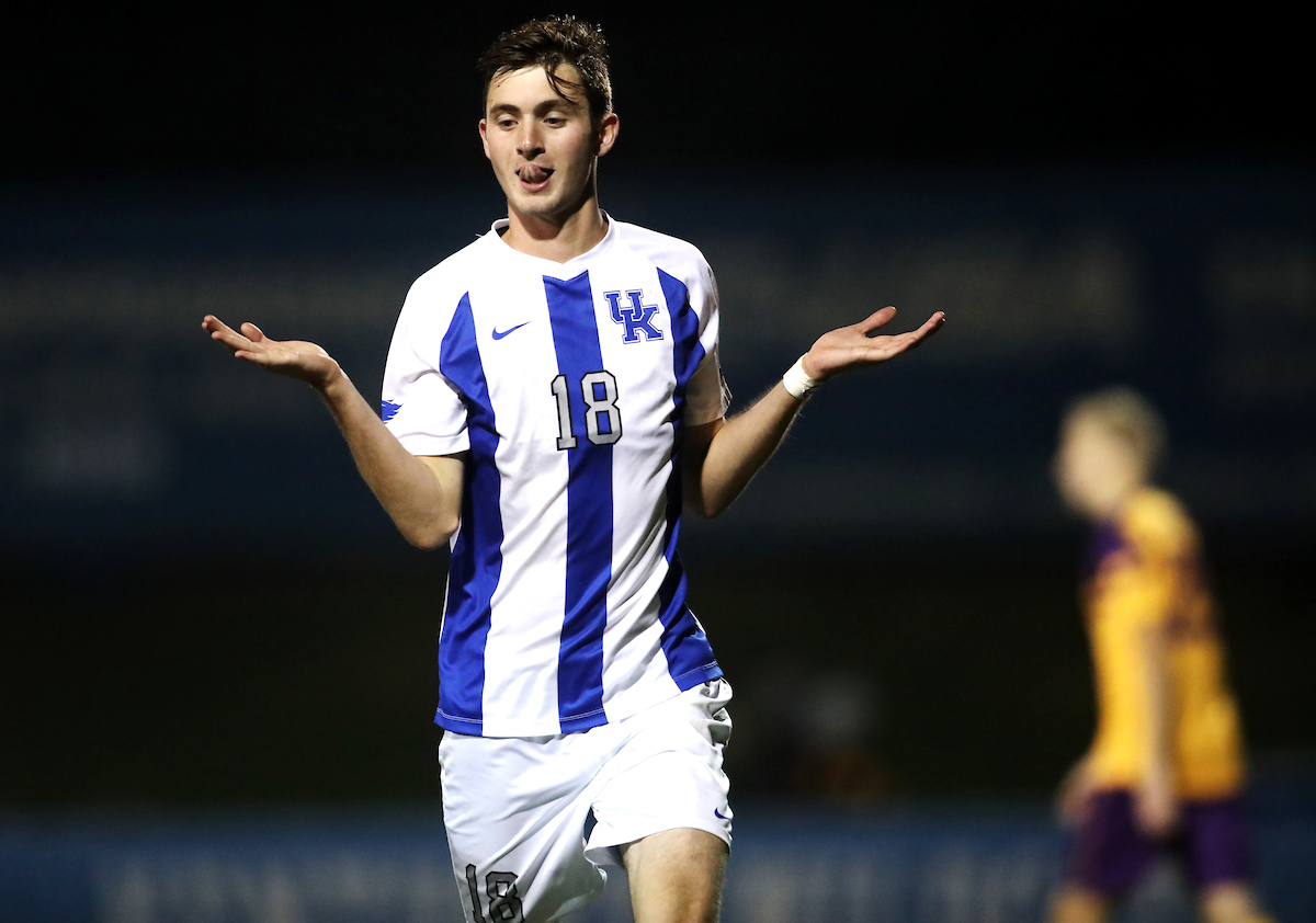 Bailey Rouse.

Men's soccer beats Lipscomb 2-1.

Photo by Quinn Foster | UK Athletics