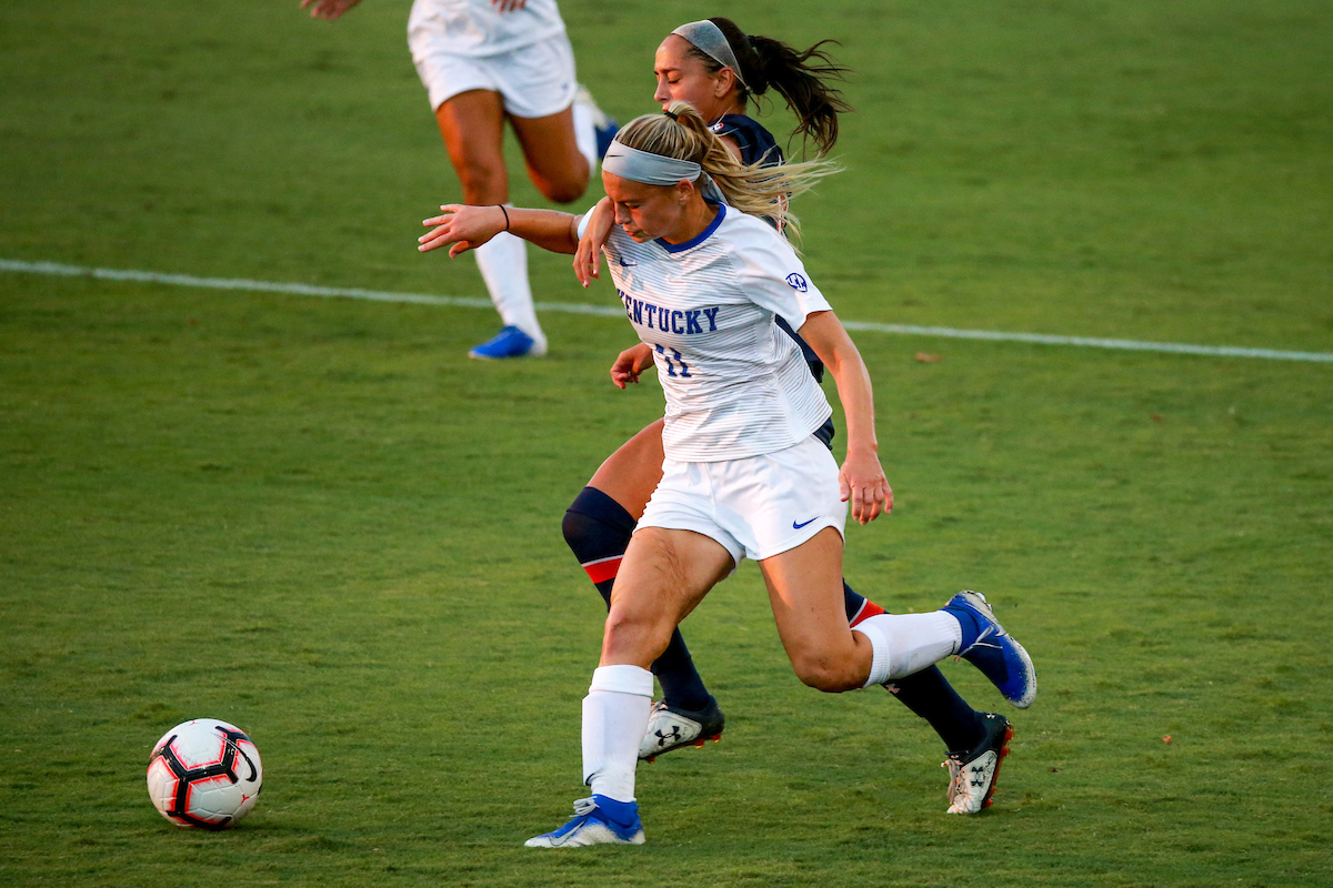 Julia Grosso. 

UK Falls to Auburn 2-1. 

Photo by Eddie Justice | UK Athletics