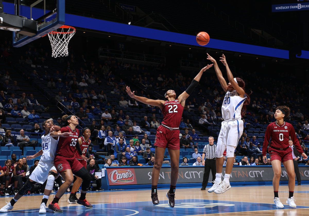 Dorie Harrison

The University of Kentucky women's basketball team falls to South Carolina on Sunday, January 21, 2018 at Rupp Arena in Lexington, Ky.

Photo by Elliott Hess | UK Athletics