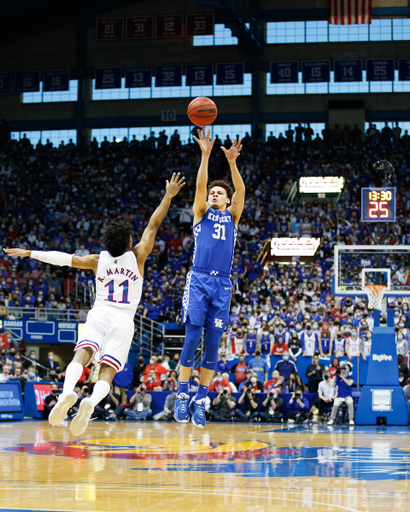 Kellan Grady.

Kentucky beats Kansas, 80-62.

Photo by Elliott Hess | UK Athletics