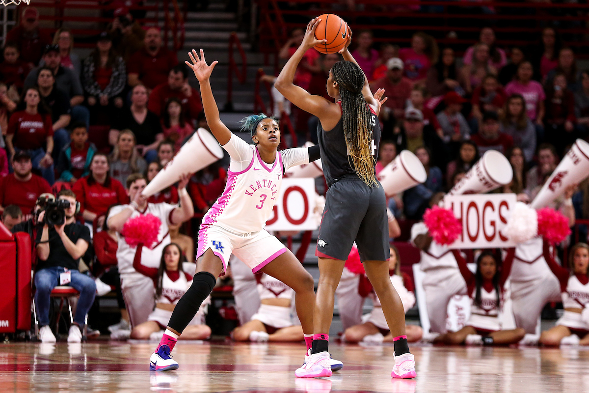 Keke McKinney. 

Kentucky falls to Arkansas 103-85.

Photo by Eddie Justice | UK Athletics