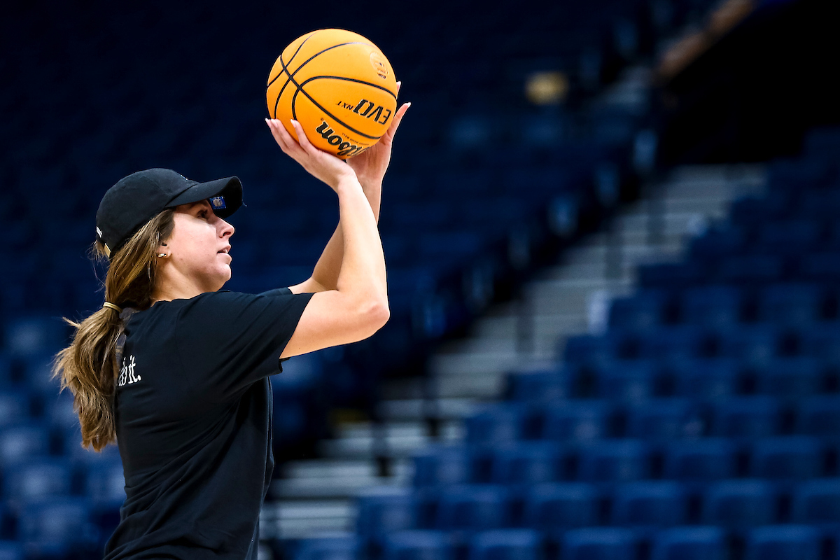 Blair Green.

Kentucky shootaround day one for the SEC Tournament.

Photo by Eddie Justice | UK Athletics