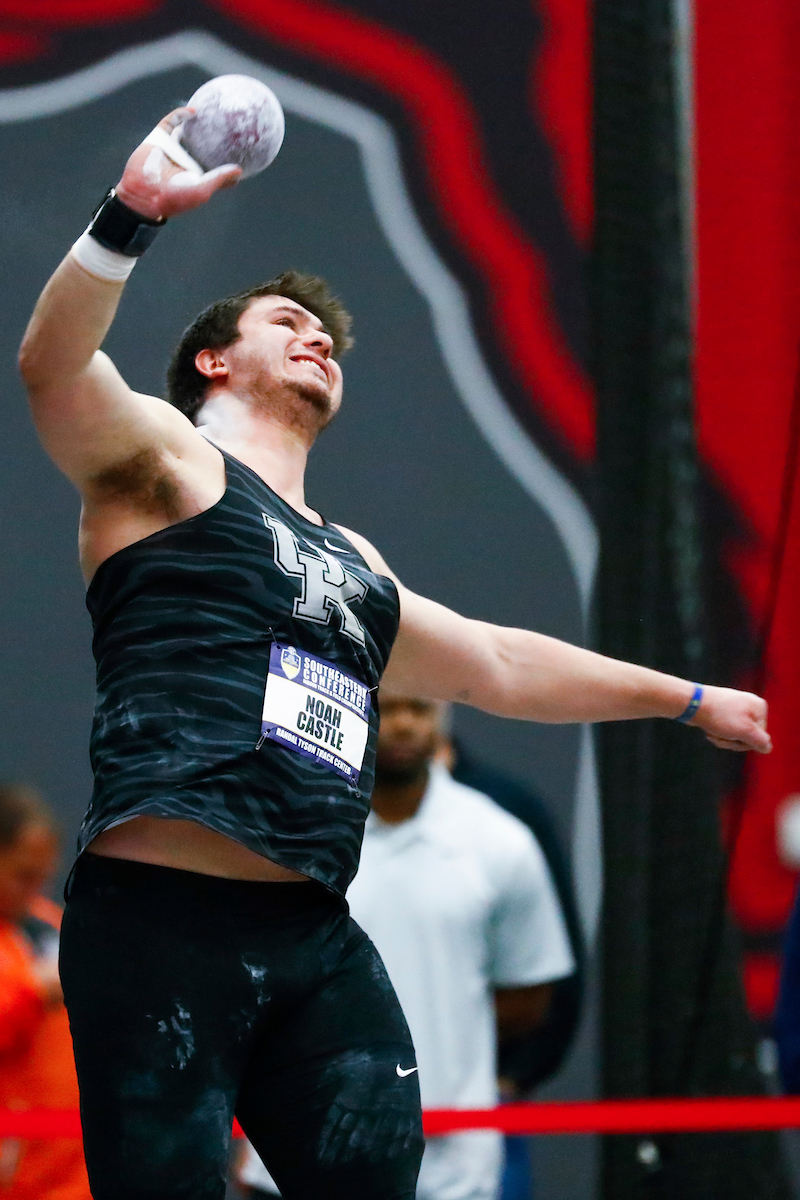 Noah Castle.

Day one of the 2019 SEC Indoor Track and Field Championships.

Photo by Chet White | UK Athletics