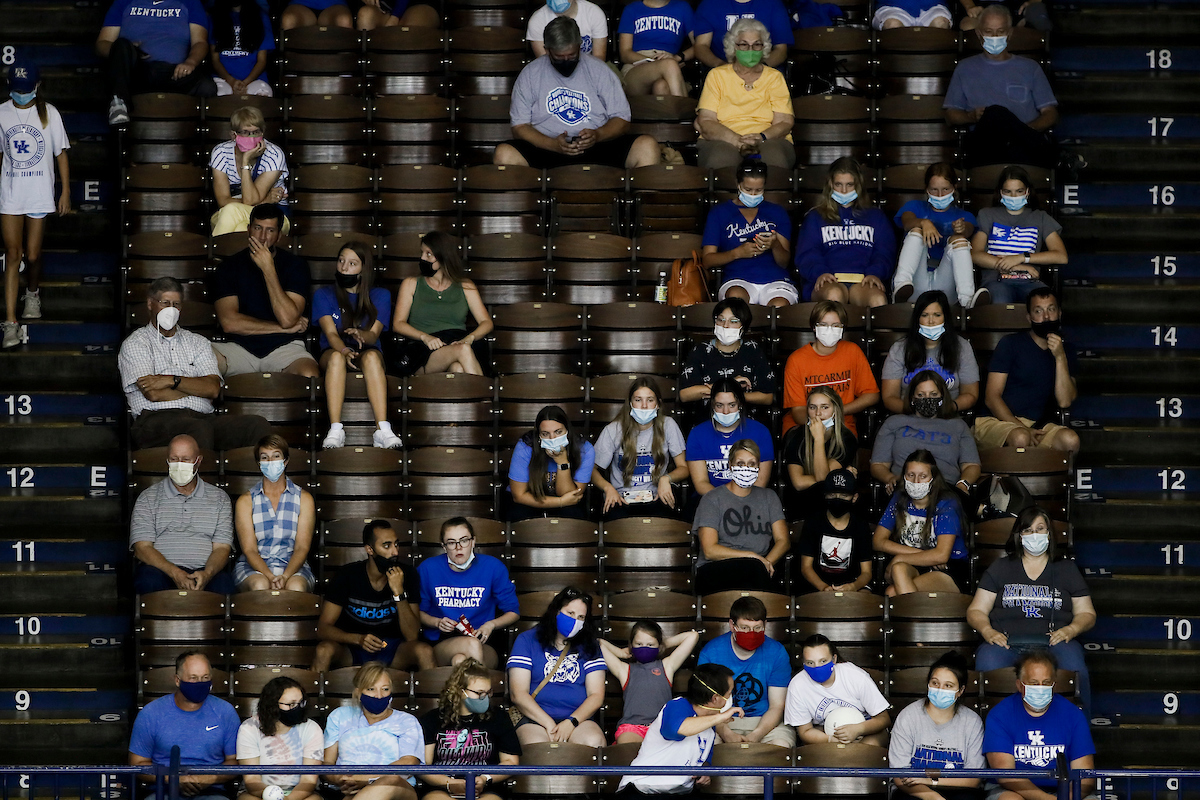 Fans.

UK Volleyball Blue-White Scrimmage.

Photos by Chet White | UK Athletics