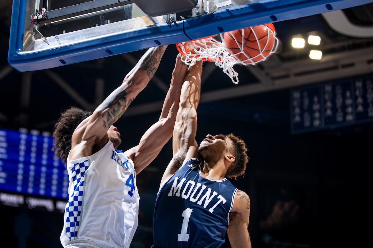 Nick Richards.

Kentucky beat Mount St. Mary’s 82-62.

Photo by Chet White | UK Athletics