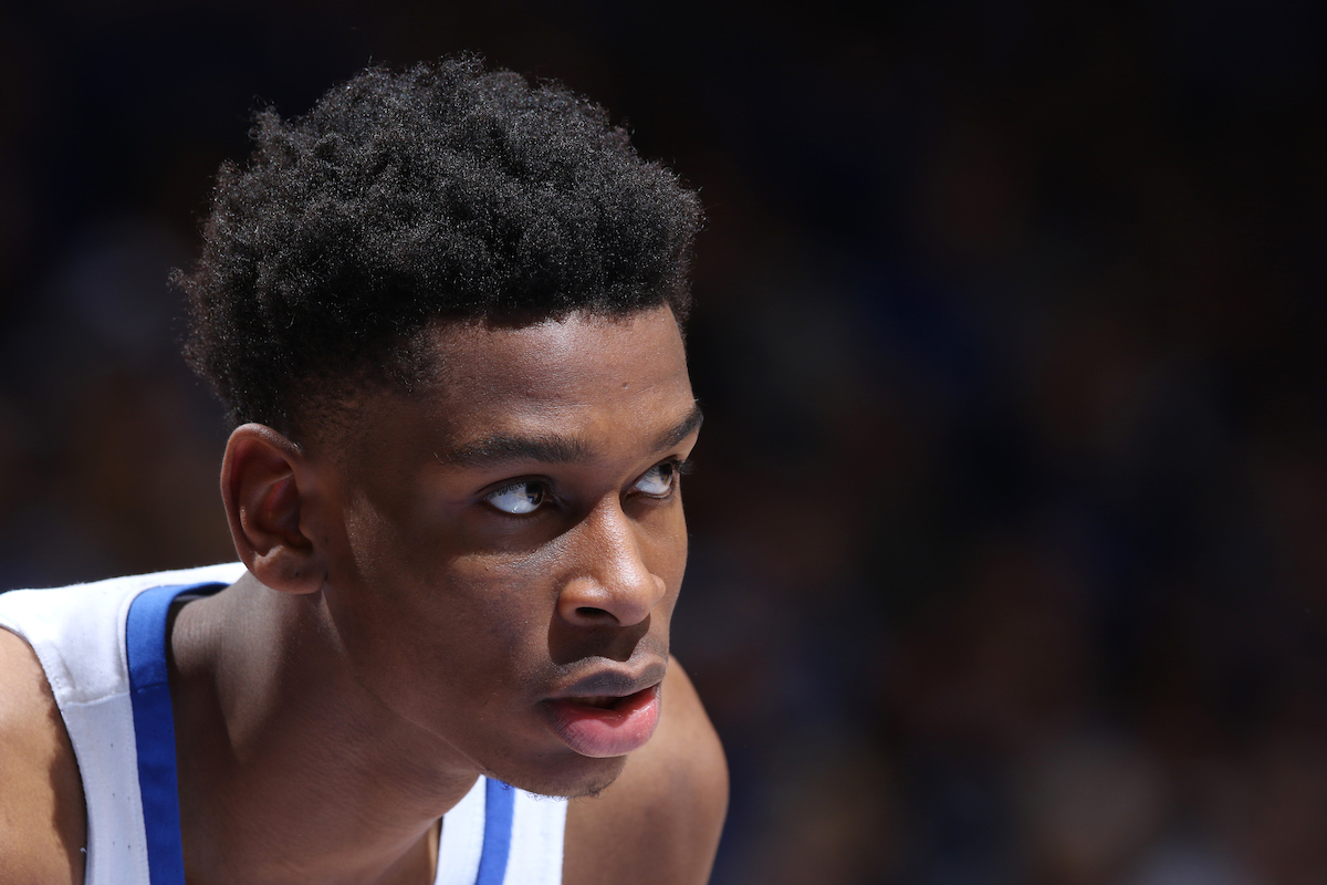 Shai Gilgeous-Alexander.

The University of Kentucky men's basketball team beat Georgia 66-61 on Sunday, December 31, 2017 at Rupp Arena in Lexington, Ky. 

Photo by Quinn Foster I UK Athletics