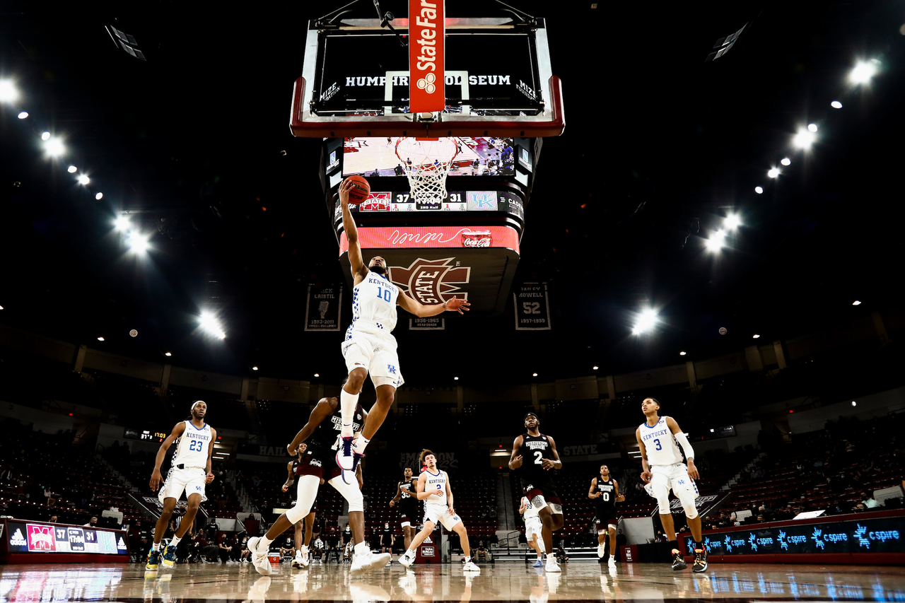 Davion Mintz. Isaiah Jackson. Devin Askew. Brandon Boston Jr.

Kentucky beat Mississippi State 78-73 in Starkville.

Photo by Chet White | UK Athletics