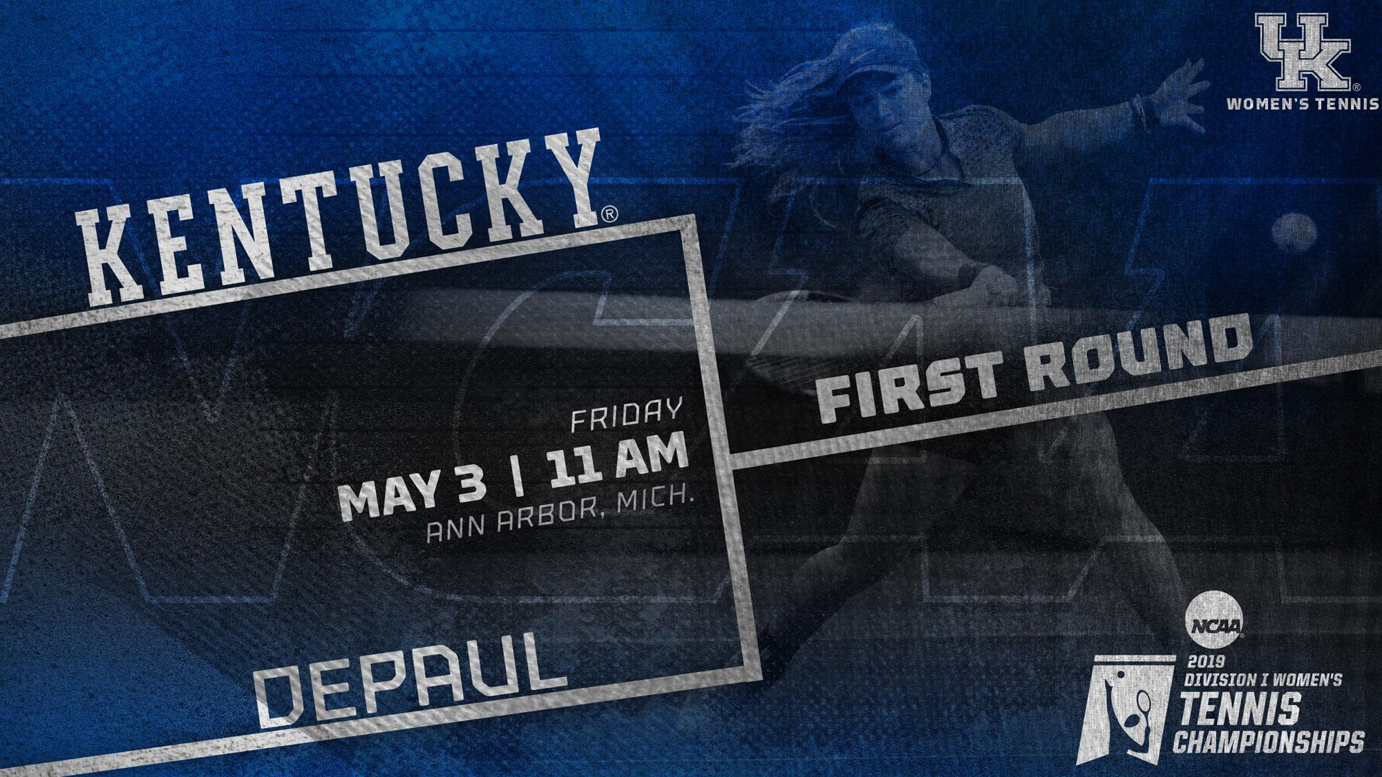 Mikulskyte Set to Lead UK Women’s Tennis Past NCAA First Round on Graduation Day