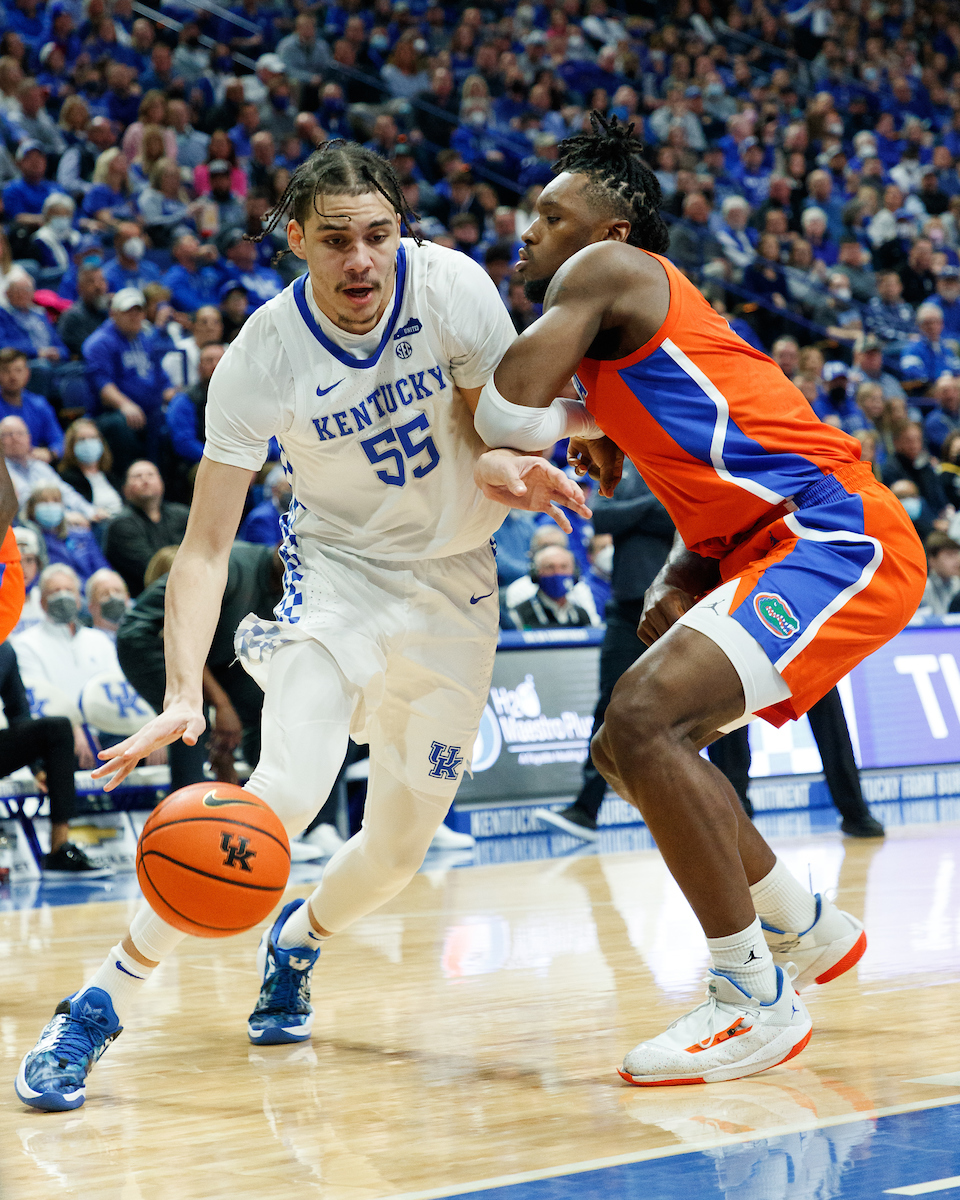 Lance Ware.

Kentucky beat Florida 78-57.

Photo by Elliott Hess | UK Athletics